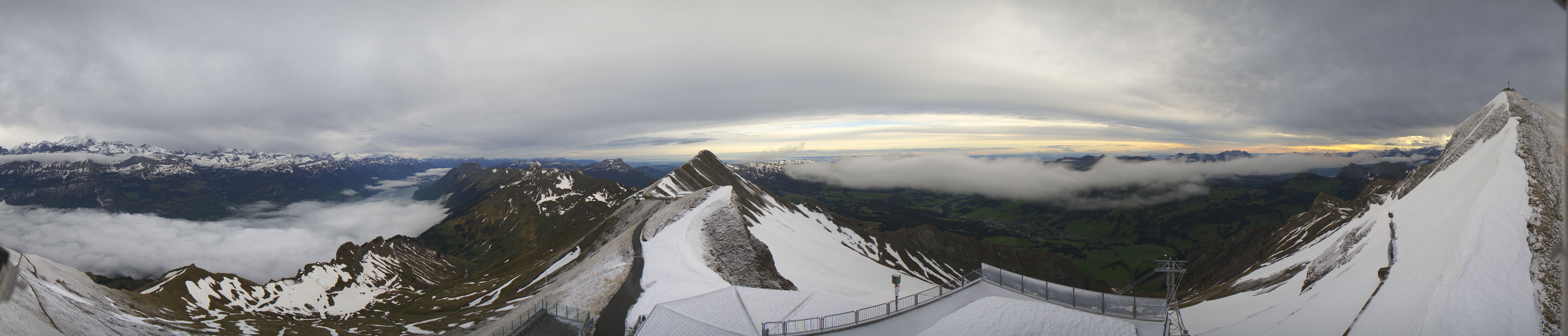 Archiv Foto Webcam Panoramacam Rothorn Gipfel Sörenberg