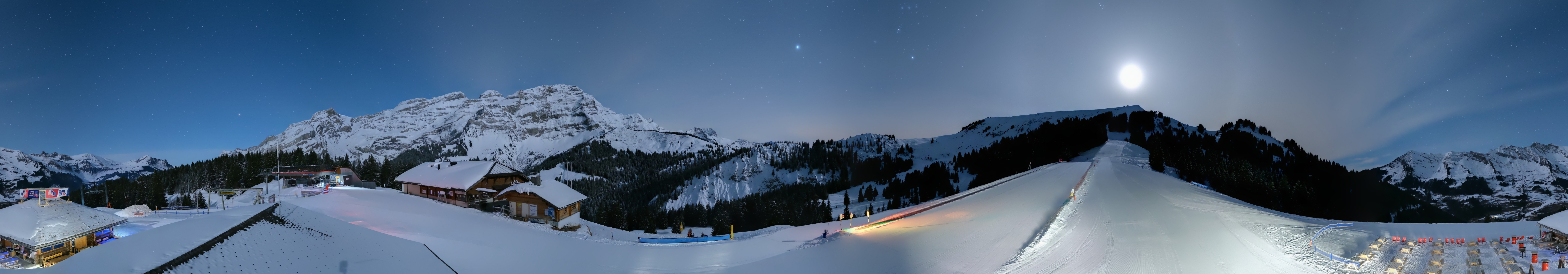 Archiv Foto Webcam Villars Gryon Diablerets Isenau Panorama