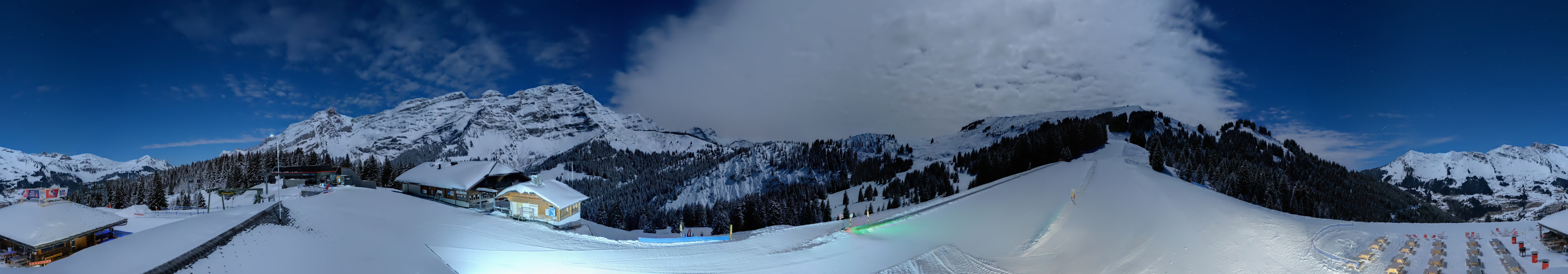 Archiv Foto Webcam Villars Gryon Diablerets Isenau Panorama