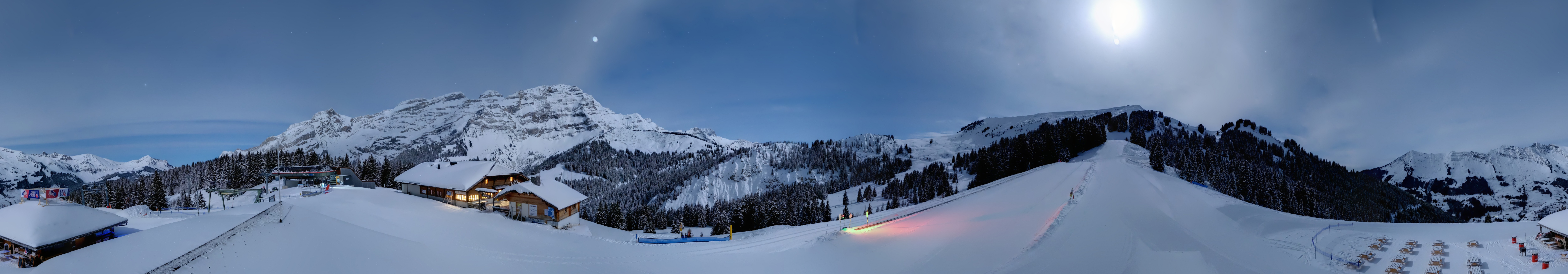 Archiv Foto Webcam Villars Gryon Diablerets Isenau Panorama