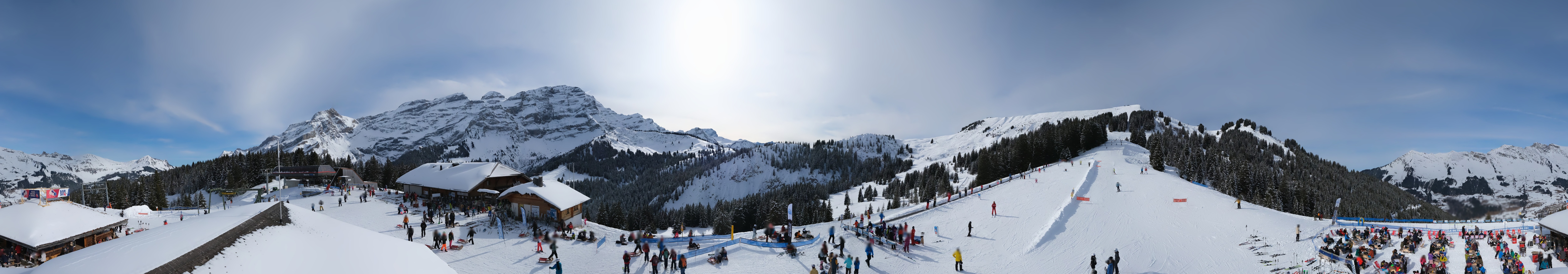 Archiv Foto Webcam Villars Gryon Diablerets Isenau Panorama