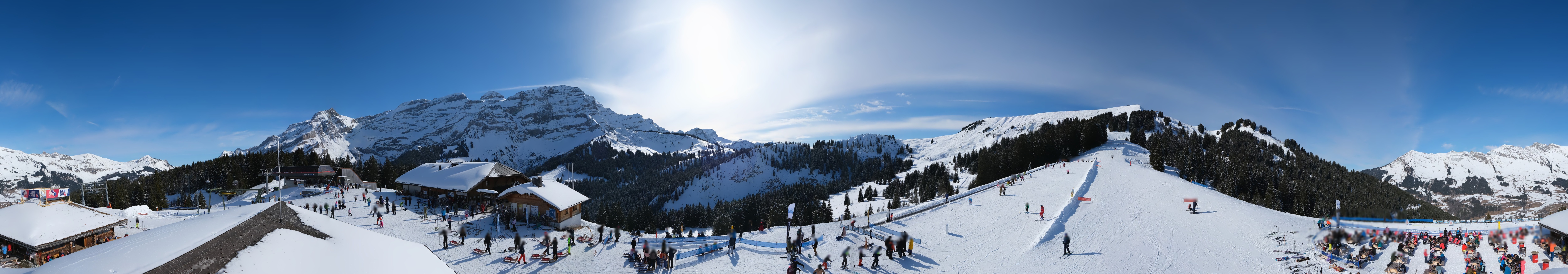 Archiv Foto Webcam Villars Gryon Diablerets Isenau Panorama