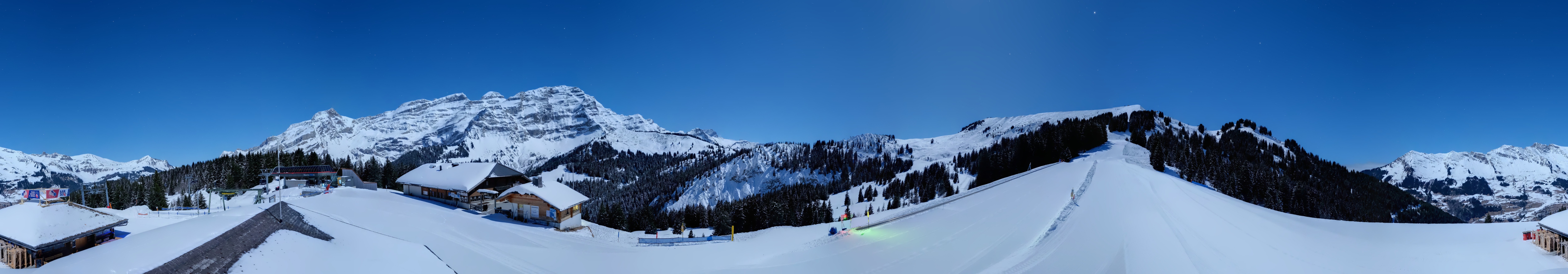 Archiv Foto Webcam Villars Gryon Diablerets Isenau Panorama