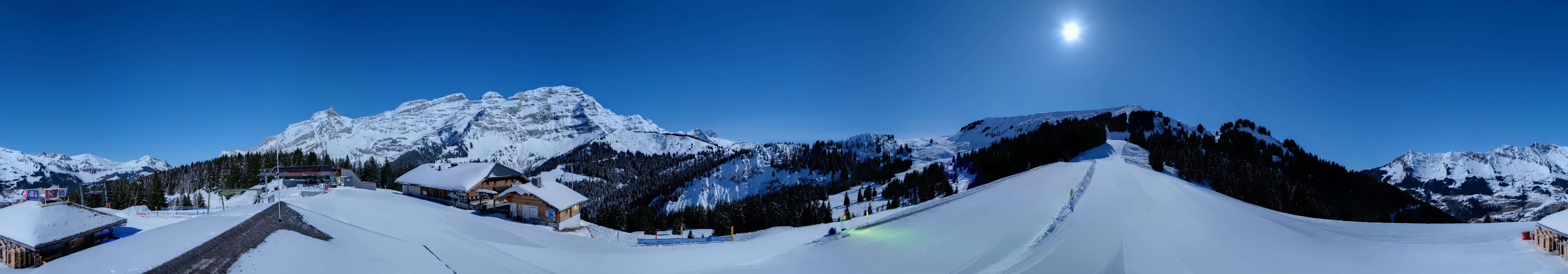 Archiv Foto Webcam Villars Gryon Diablerets Isenau Panorama