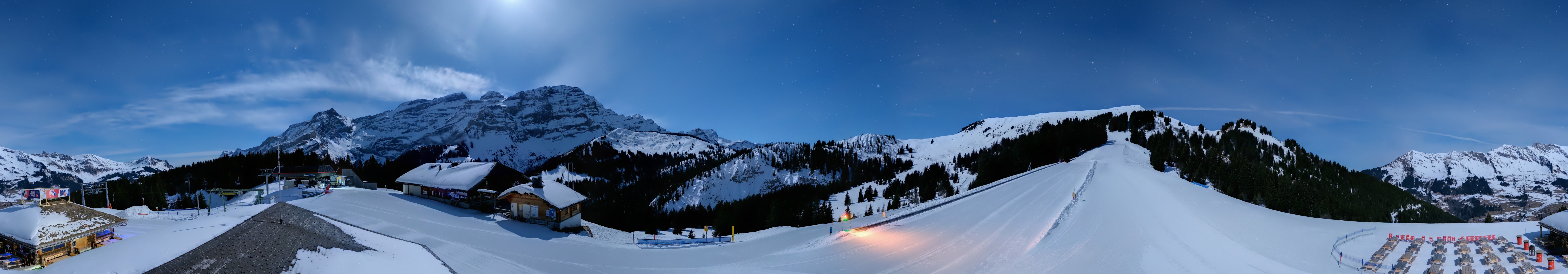 Archiv Foto Webcam Villars Gryon Diablerets Isenau Panorama