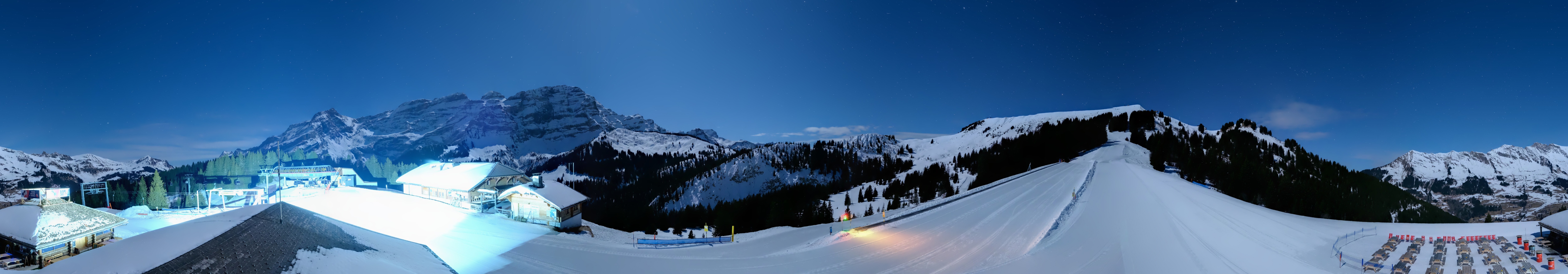 Archiv Foto Webcam Villars Gryon Diablerets Isenau Panorama