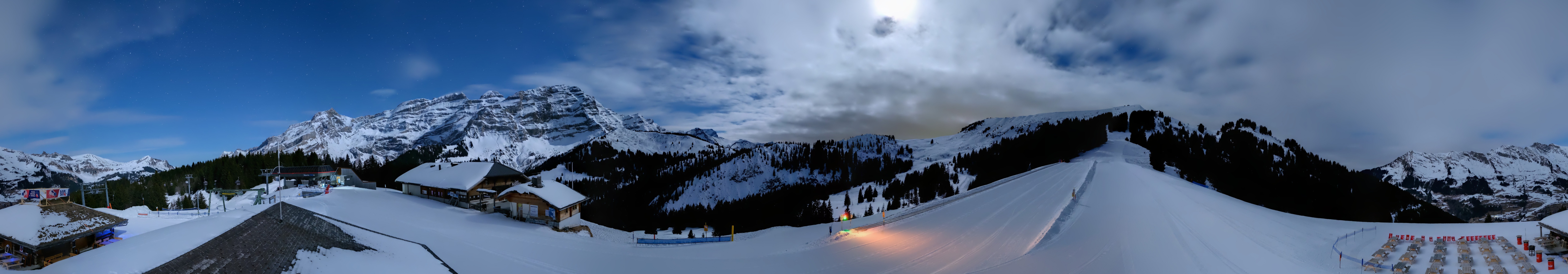 Archiv Foto Webcam Villars Gryon Diablerets Isenau Panorama