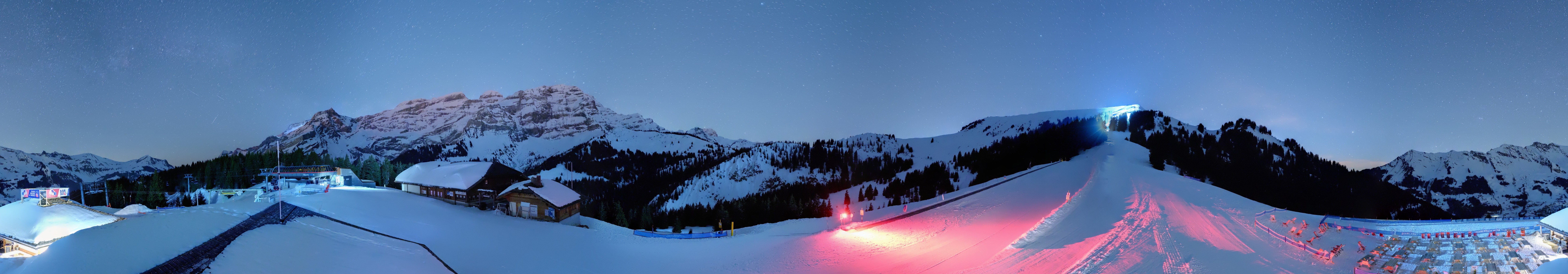 Archiv Foto Webcam Villars Gryon Diablerets Isenau Panorama