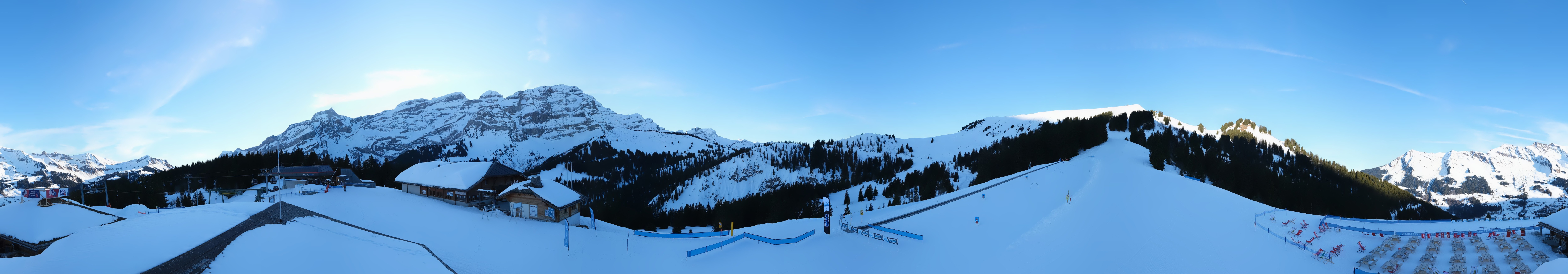 Archiv Foto Webcam Villars Gryon Diablerets Isenau Panorama