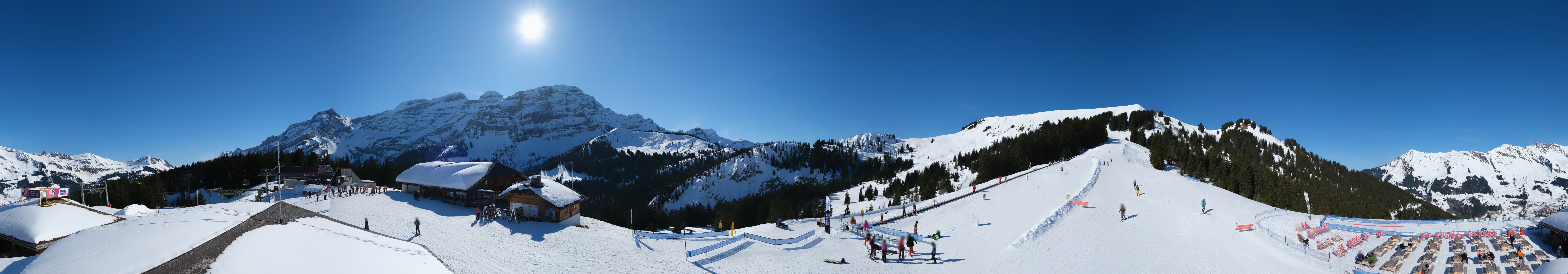 Archiv Foto Webcam Villars Gryon Diablerets Isenau Panorama