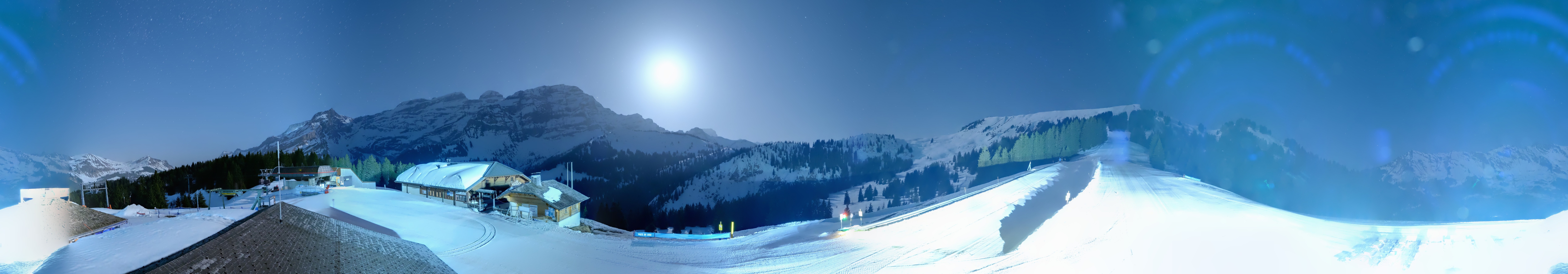 Archived image Webcam Villars Gryon Diablerets Isenau Roundshot