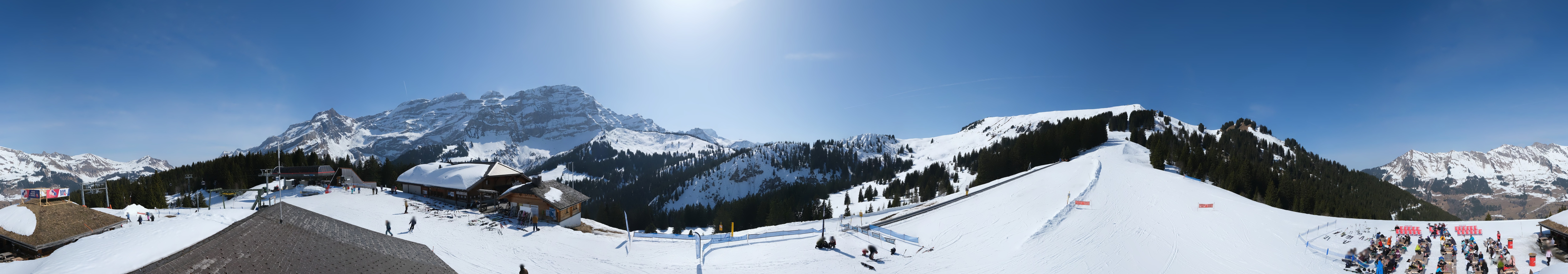 Archived image Webcam Villars Gryon Diablerets Isenau Roundshot