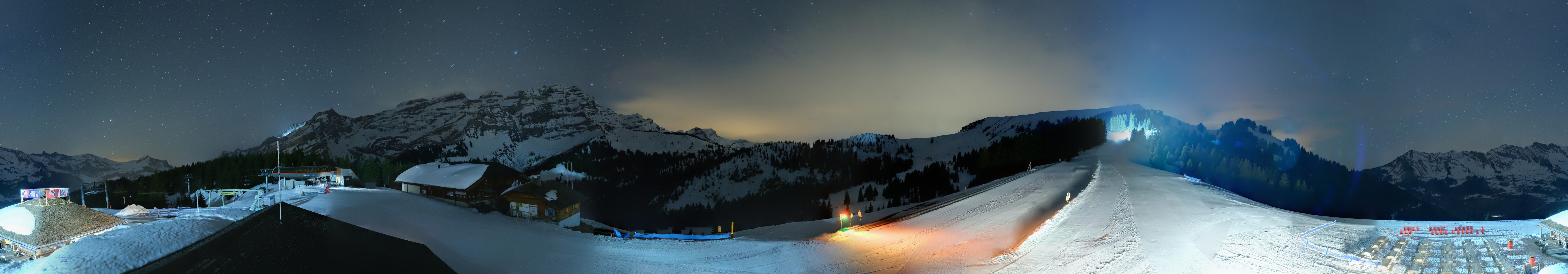 Archiv Foto Webcam Villars Gryon Diablerets Isenau Panorama