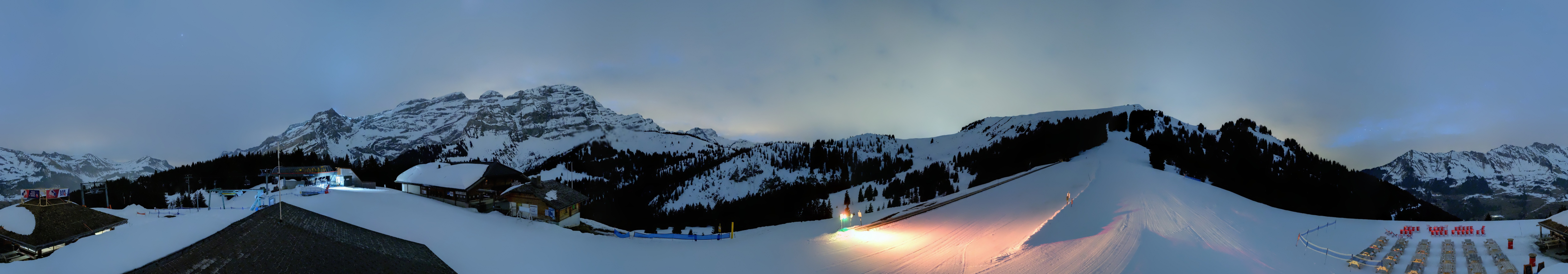 Archiv Foto Webcam Villars Gryon Diablerets Isenau Panorama
