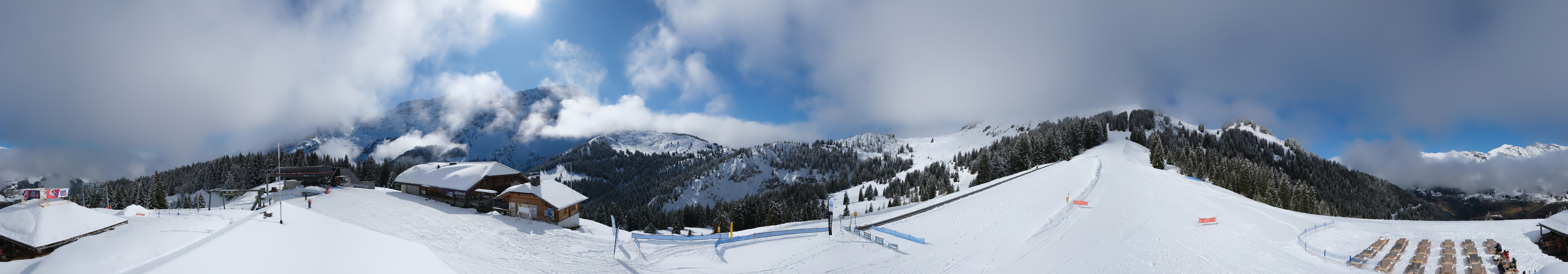 Archiv Foto Webcam Villars Gryon Diablerets Isenau Panorama