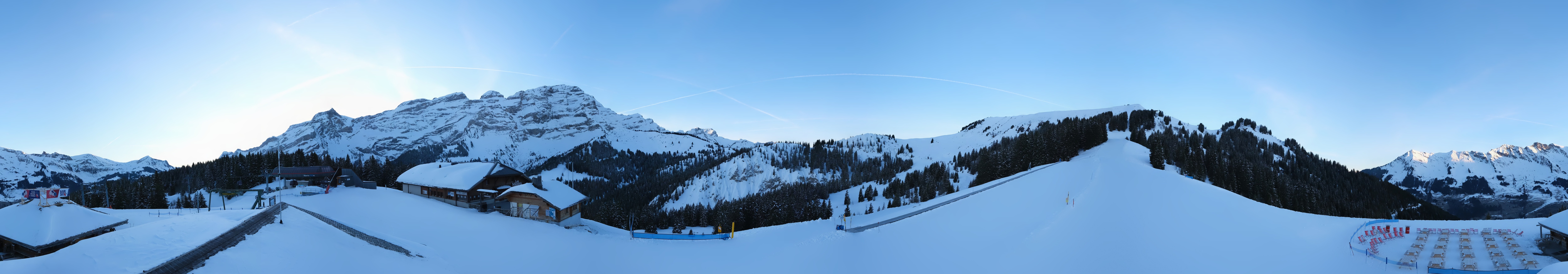 Archiv Foto Webcam Villars Gryon Diablerets Isenau Panorama