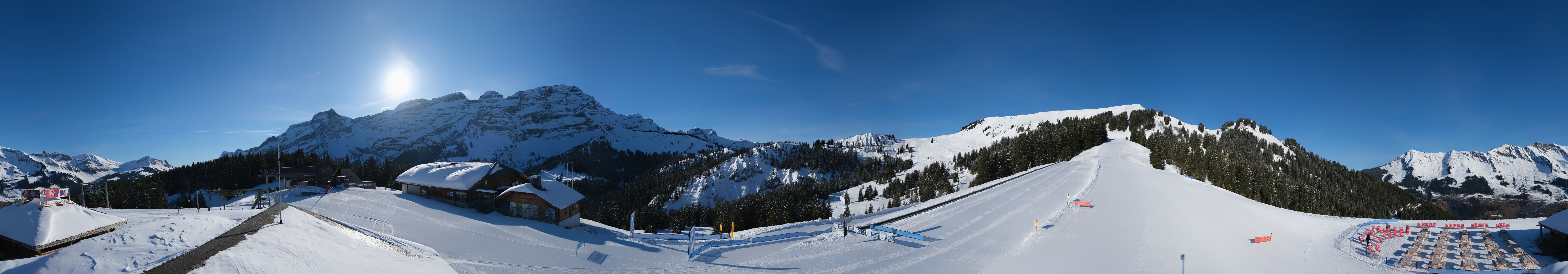 Archiv Foto Webcam Villars Gryon Diablerets Isenau Panorama