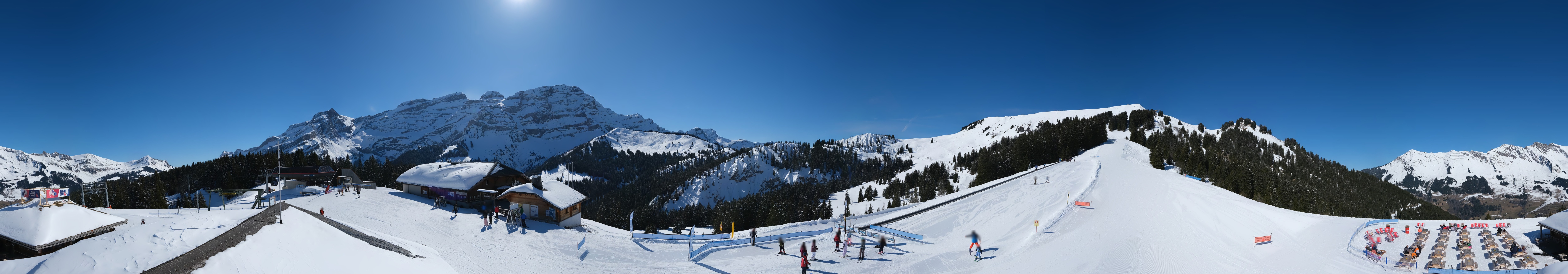 Archiv Foto Webcam Villars Gryon Diablerets Isenau Panorama