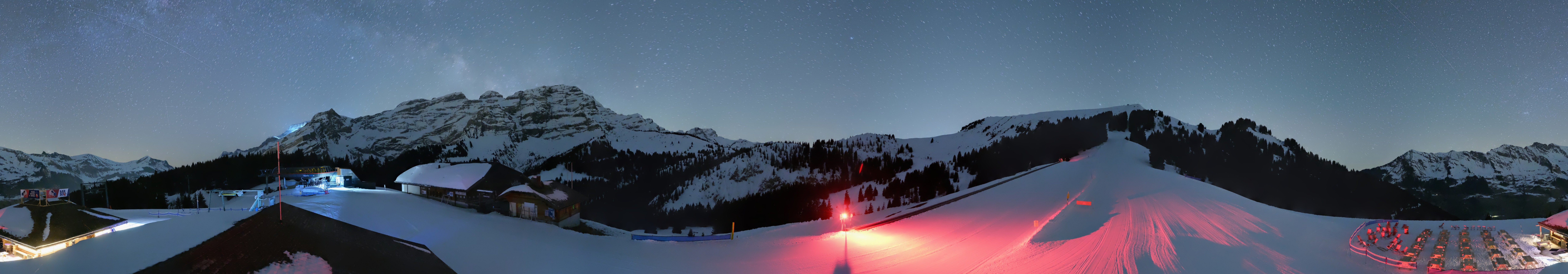 Archiv Foto Webcam Villars Gryon Diablerets Isenau Panorama