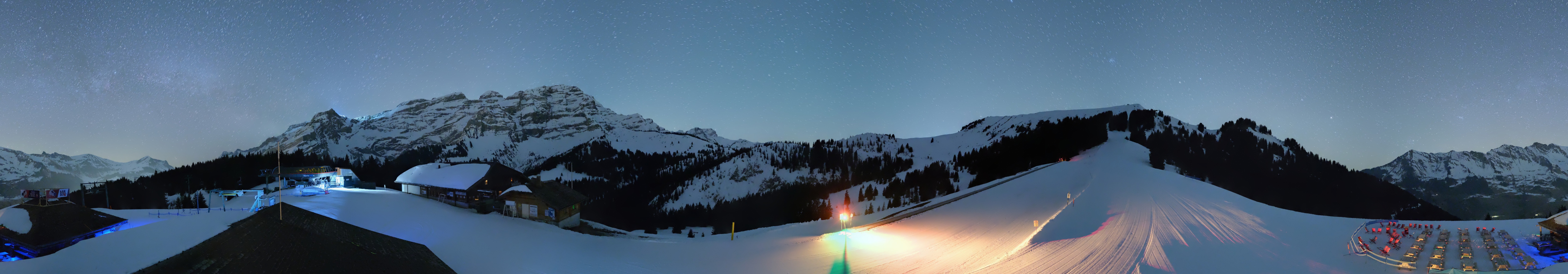 Archiv Foto Webcam Villars Gryon Diablerets Isenau Panorama