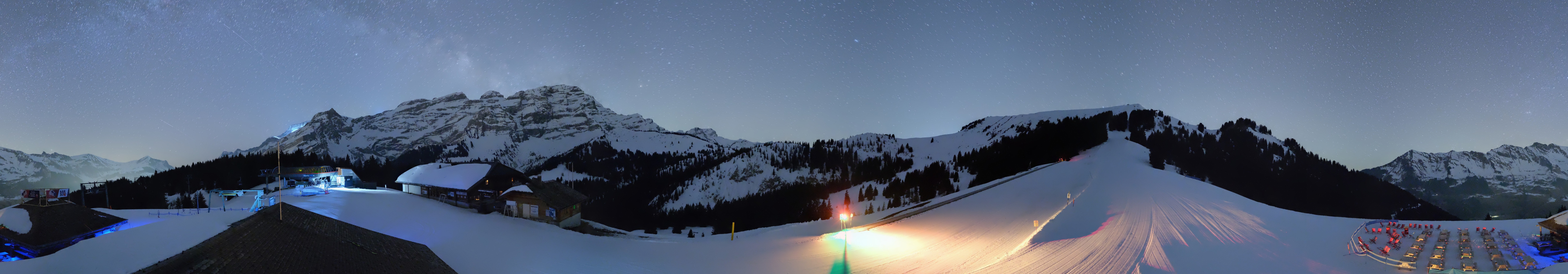 Archiv Foto Webcam Villars Gryon Diablerets Isenau Panorama