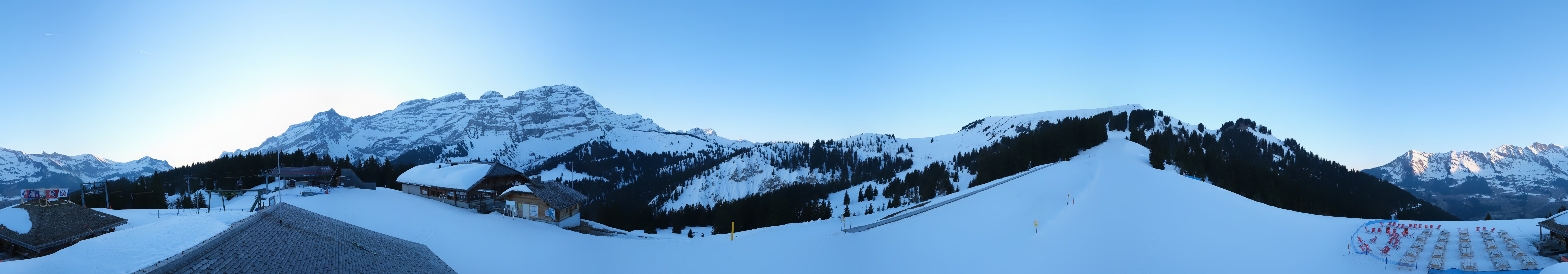 Archived image Webcam Villars Gryon Diablerets Isenau Roundshot
