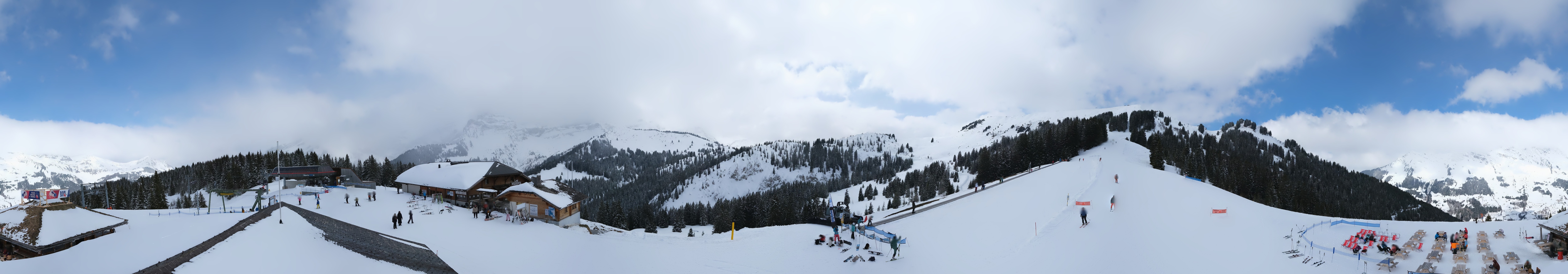 Archiv Foto Webcam Villars Gryon Diablerets Isenau Panorama