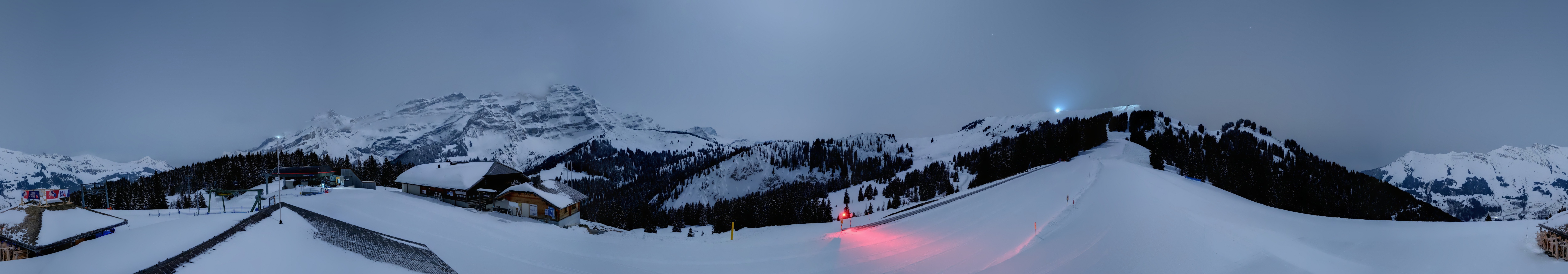 Archived image Webcam Villars Gryon Diablerets Isenau Roundshot