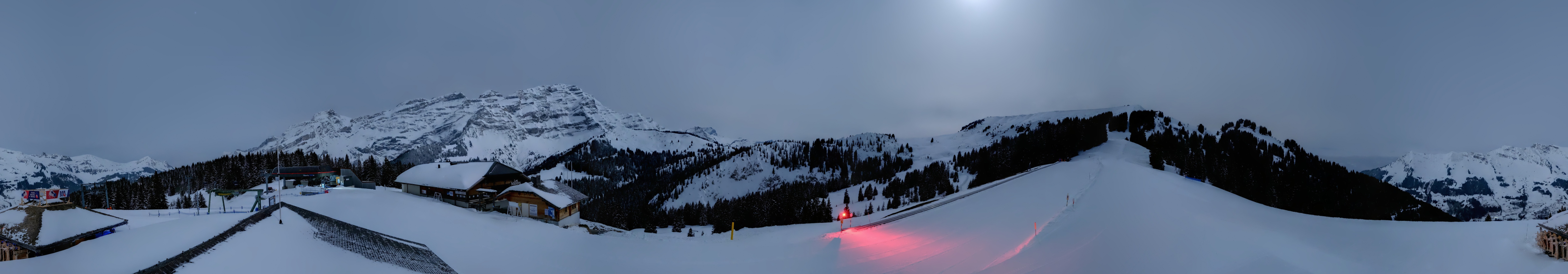 Archived image Webcam Villars Gryon Diablerets Isenau Roundshot