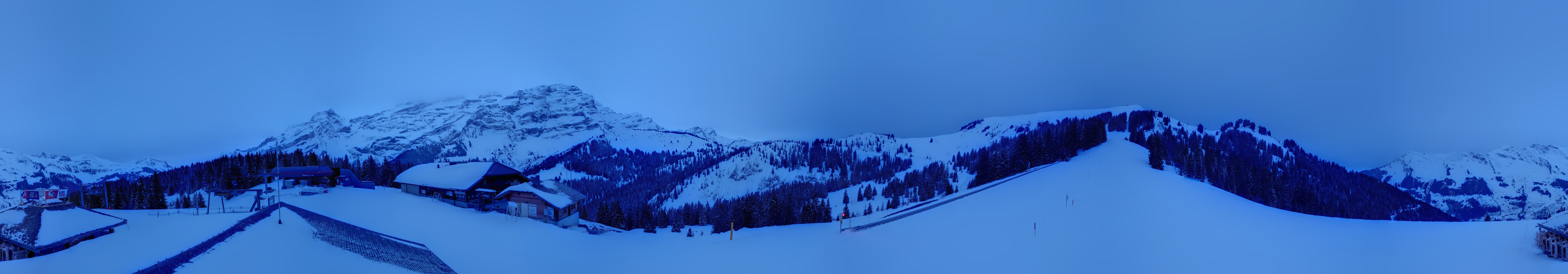 Archived image Webcam Villars Gryon Diablerets Isenau Roundshot