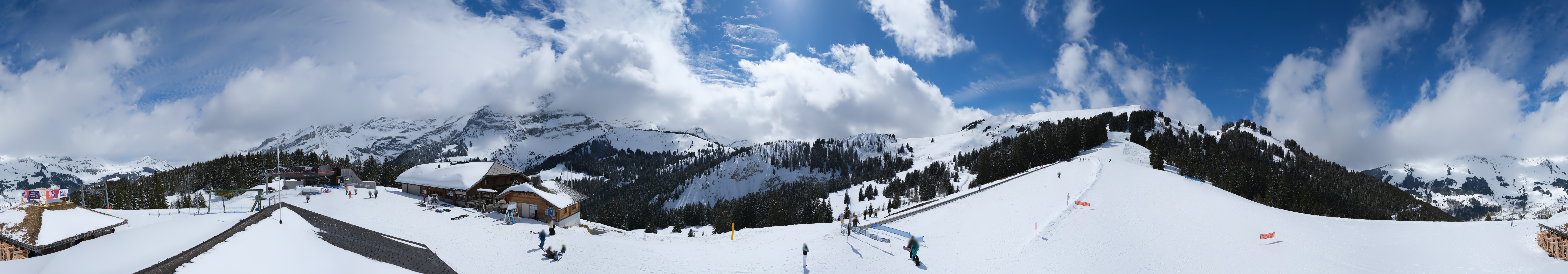 Archived image Webcam Villars Gryon Diablerets Isenau Roundshot