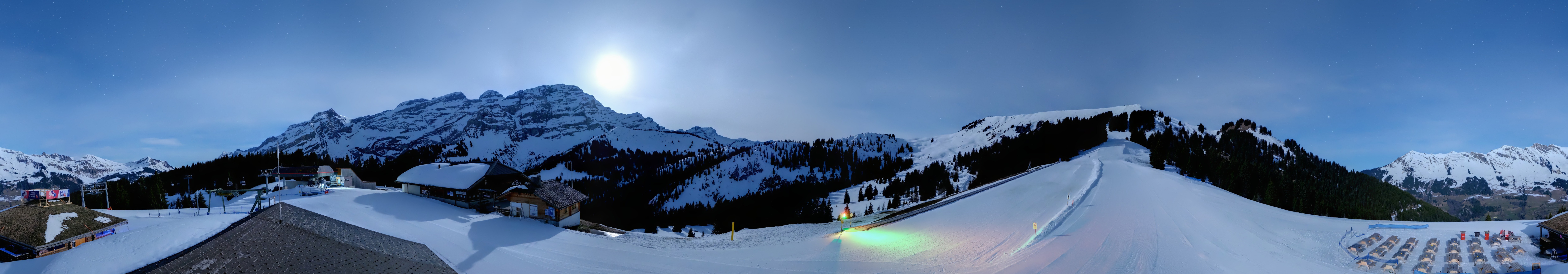 Archiv Foto Webcam Villars Gryon Diablerets Isenau Panorama