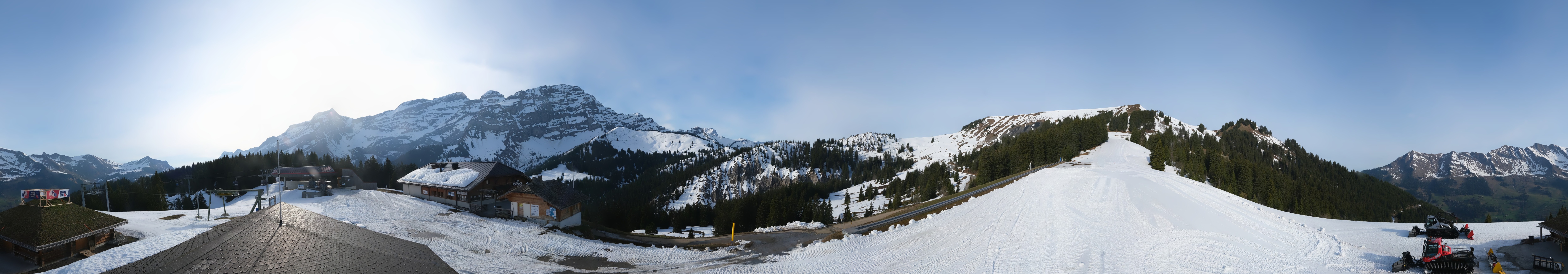 Archiv Foto Webcam Villars Gryon Diablerets Isenau Panorama