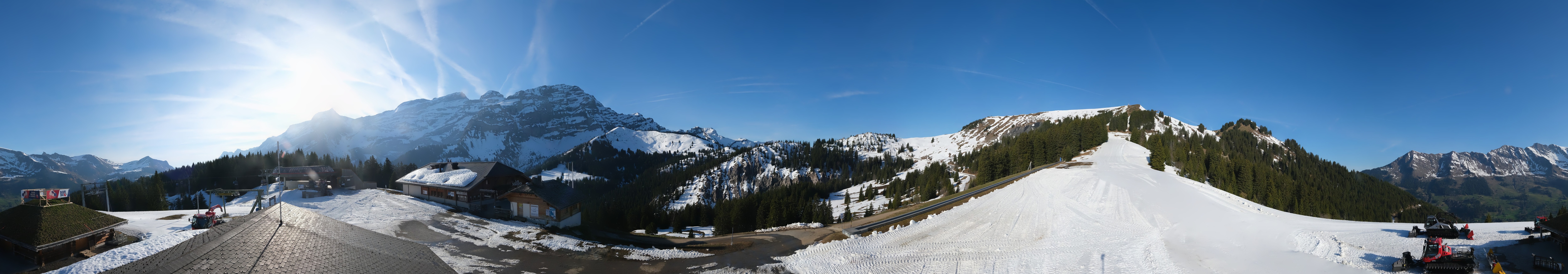 Archiv Foto Webcam Villars Gryon Diablerets Isenau Panorama