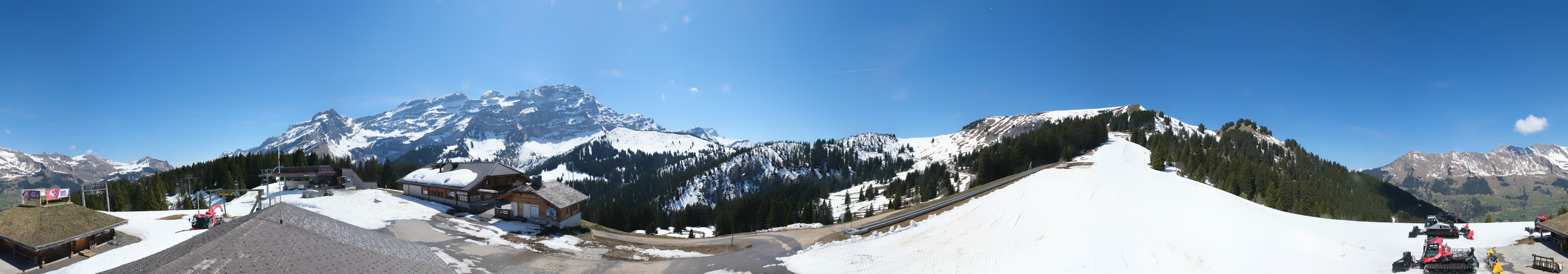 Archiv Foto Webcam Villars Gryon Diablerets Isenau Panorama