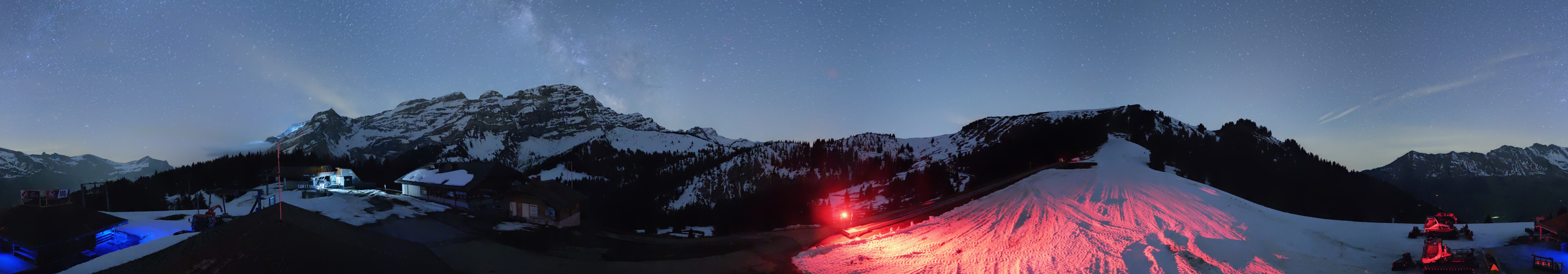 Archiv Foto Webcam Villars Gryon Diablerets Isenau Panorama