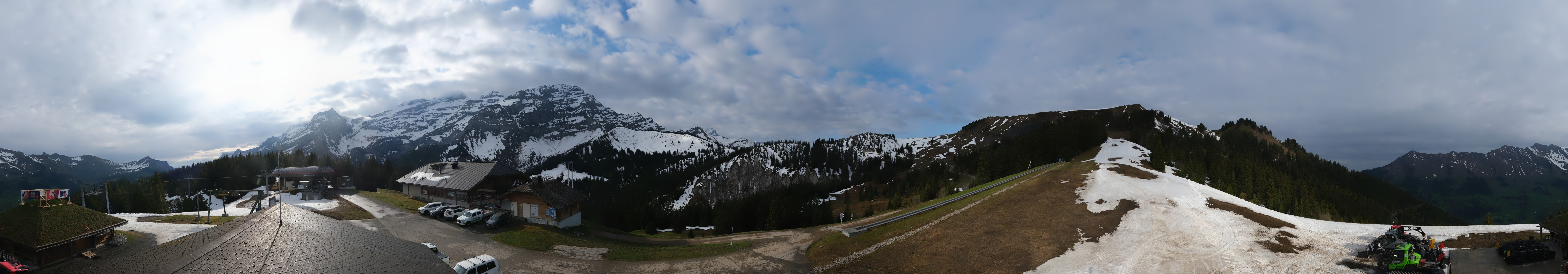 Archiv Foto Webcam Villars Gryon Diablerets Isenau Panorama