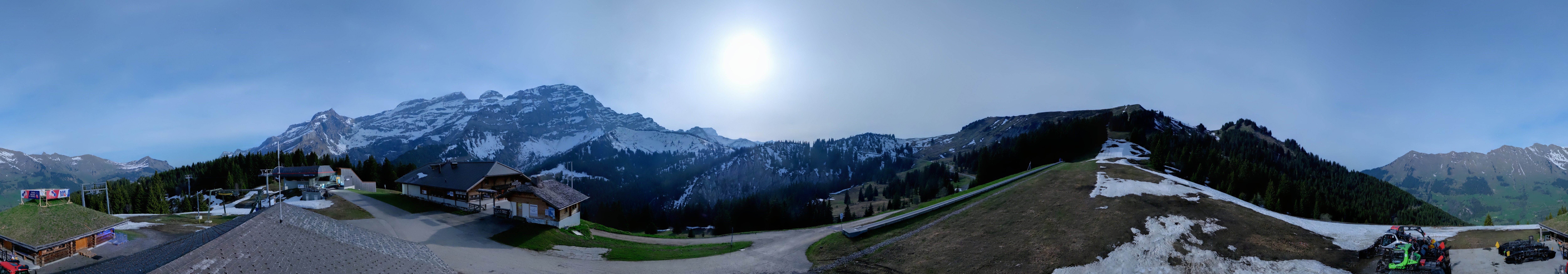 Archiv Foto Webcam Villars Gryon Diablerets Isenau Panorama