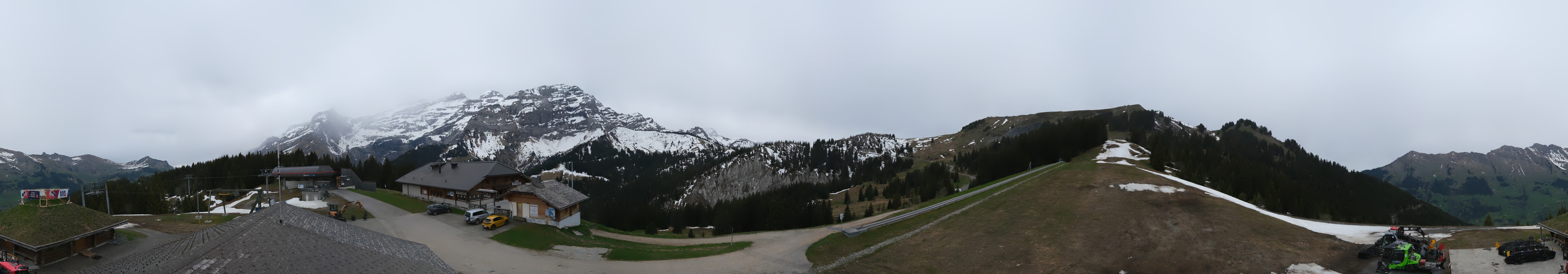 Archiv Foto Webcam Villars Gryon Diablerets Isenau Panorama