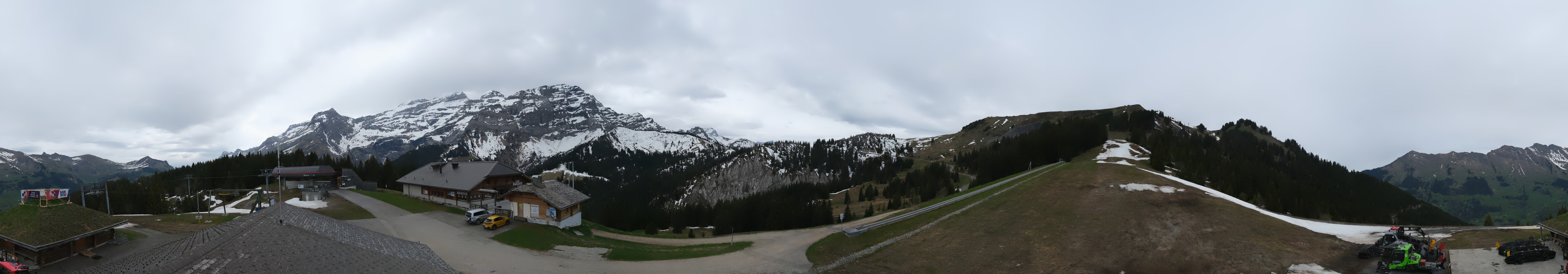Archiv Foto Webcam Villars Gryon Diablerets Isenau Panorama