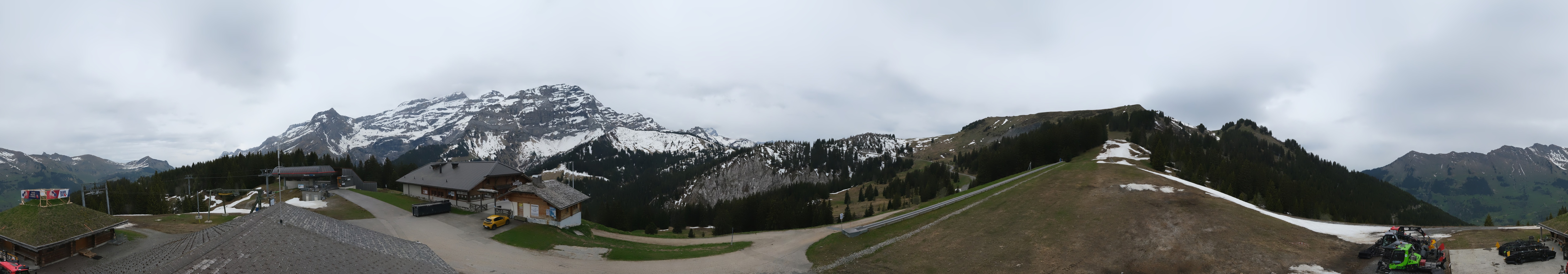 Archiv Foto Webcam Villars Gryon Diablerets Isenau Panorama