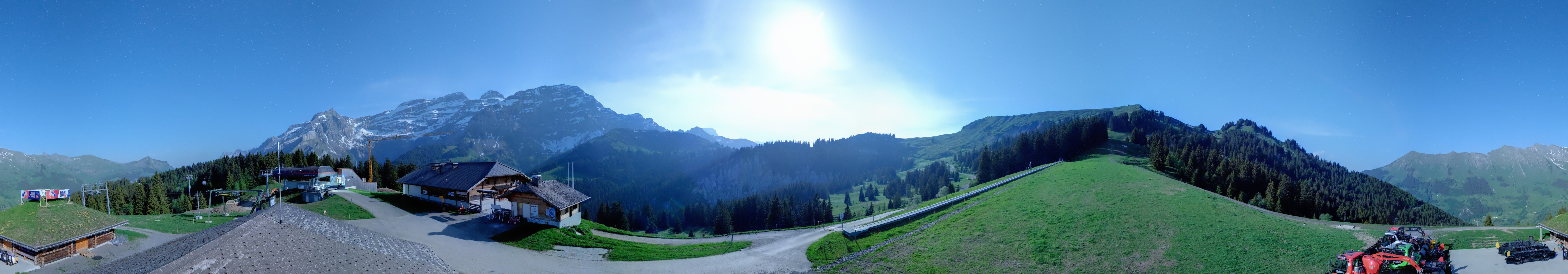Archiv Foto Webcam Villars Gryon Diablerets Isenau Panorama