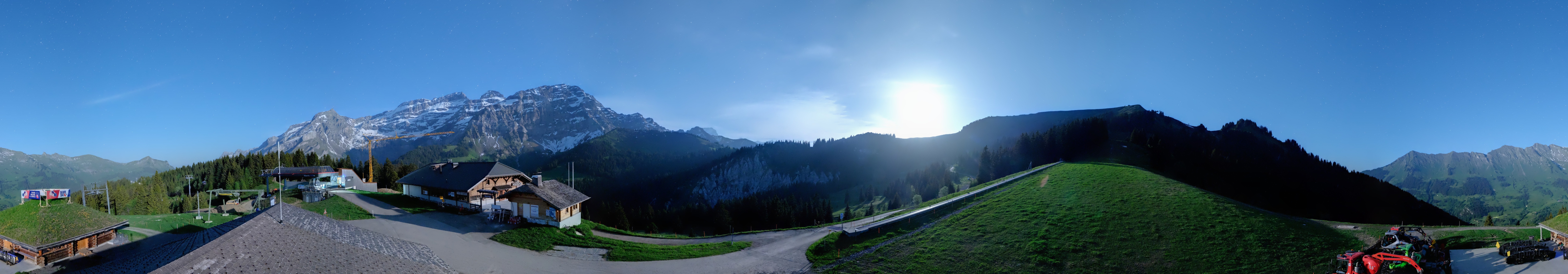 Archiv Foto Webcam Villars Gryon Diablerets Isenau Panorama