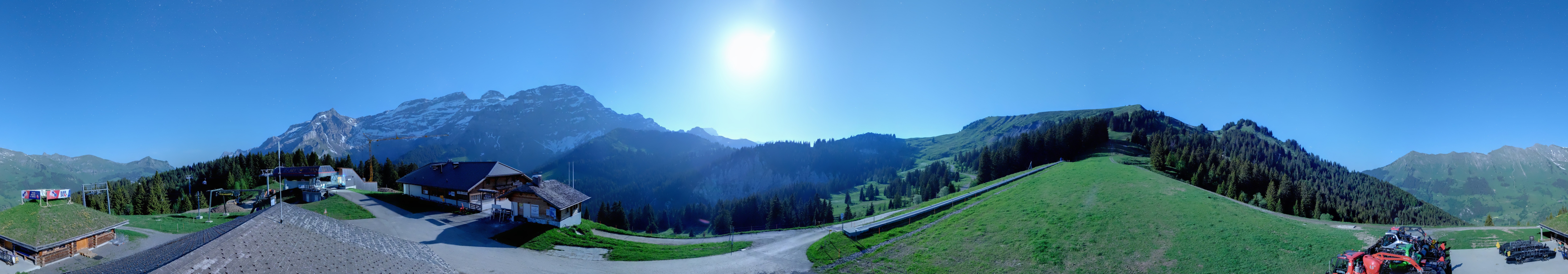 Archiv Foto Webcam Villars Gryon Diablerets Isenau Panorama