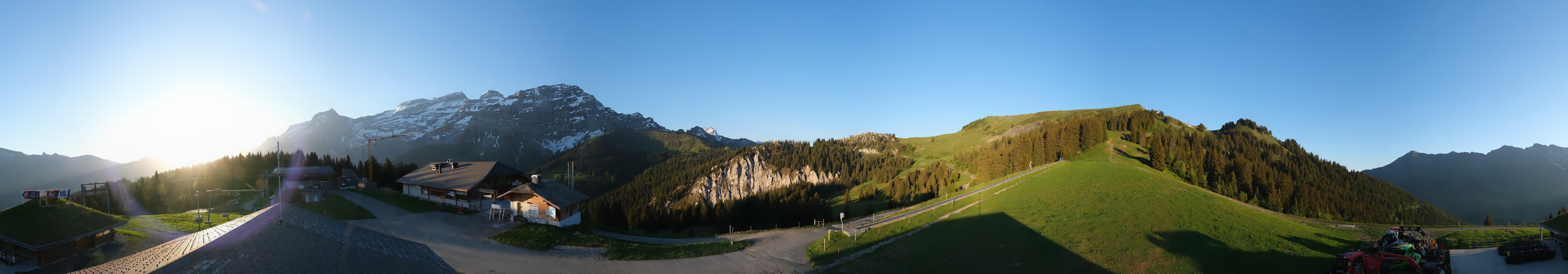 Archiv Foto Webcam Villars Gryon Diablerets Isenau Panorama