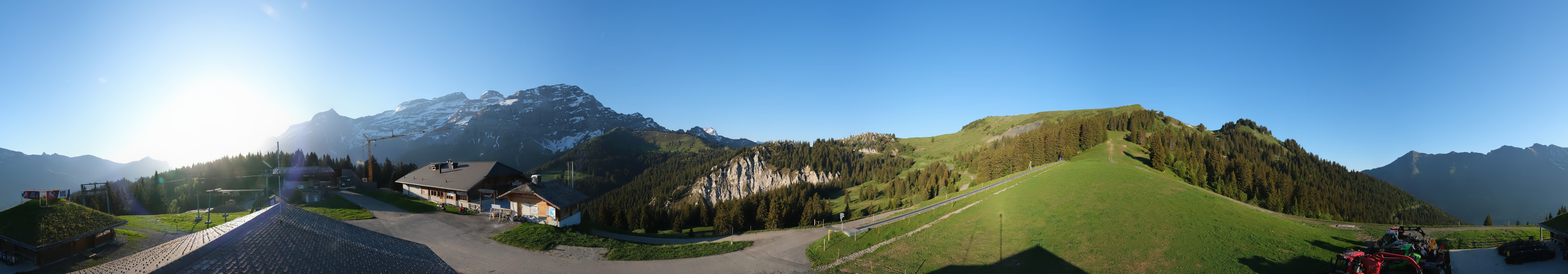 Archiv Foto Webcam Villars Gryon Diablerets Isenau Panorama