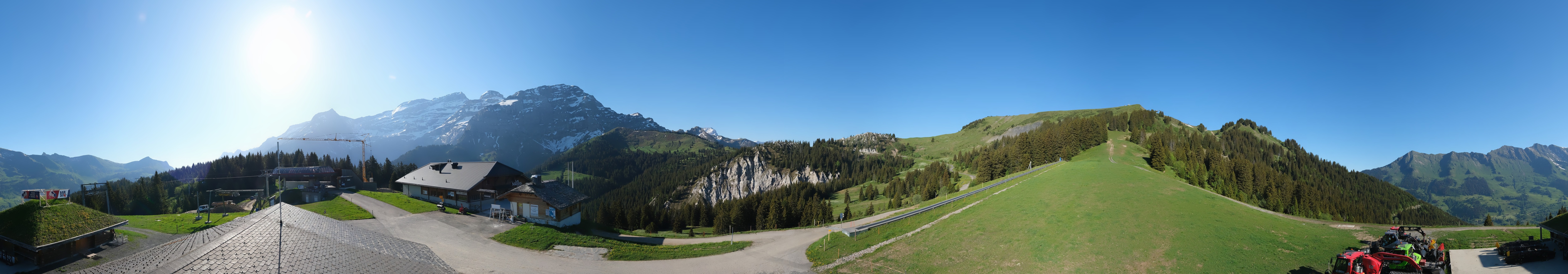 Archiv Foto Webcam Villars Gryon Diablerets Isenau Panorama
