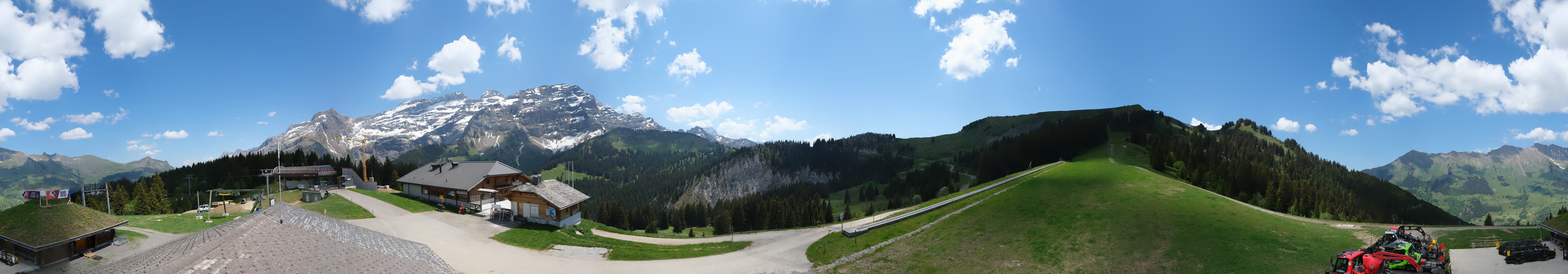 Archiv Foto Webcam Villars Gryon Diablerets Isenau Panorama