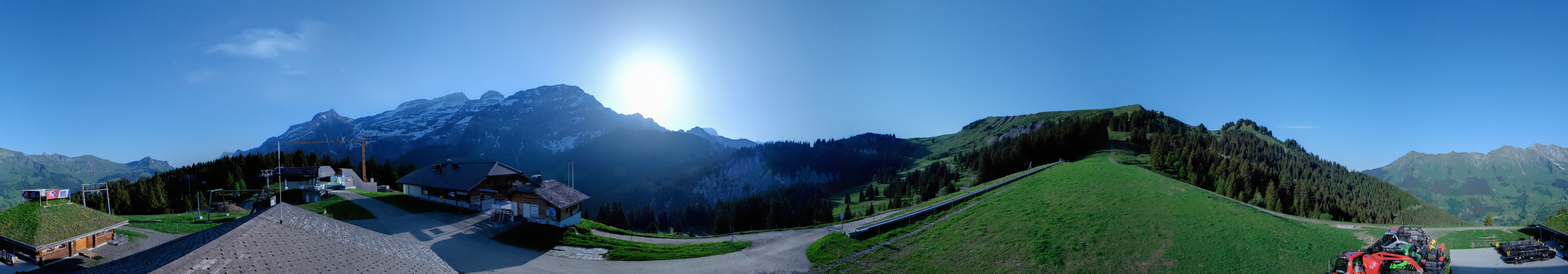 Archiv Foto Webcam Villars Gryon Diablerets Isenau Panorama