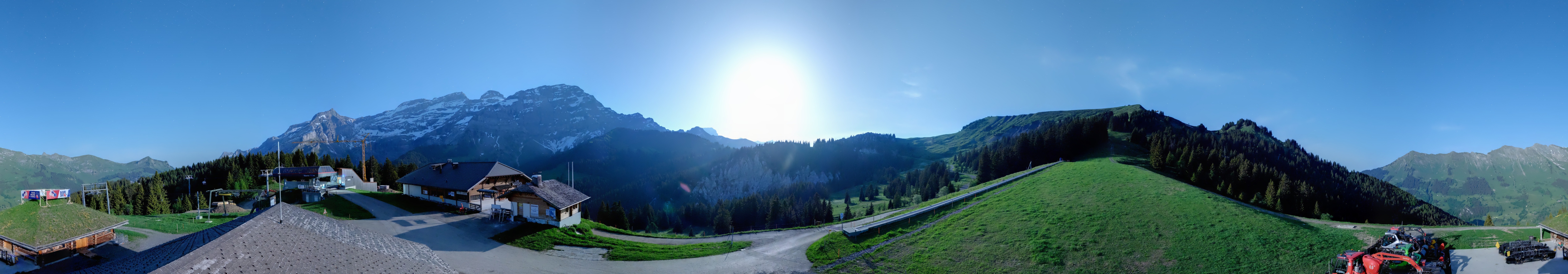 Archiv Foto Webcam Villars Gryon Diablerets Isenau Panorama